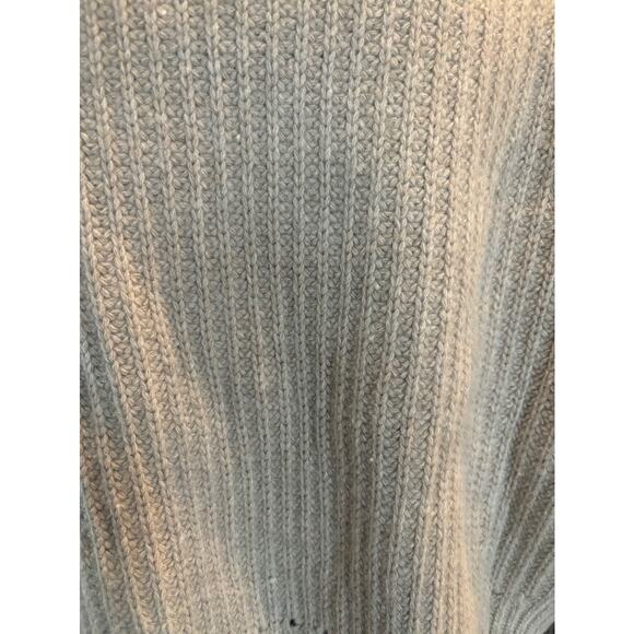 NWT Thakoon 100% Merino Wool Sweater Argyle Pointelle Oversized Oatmeal L $260 - Picture 6 of 10
